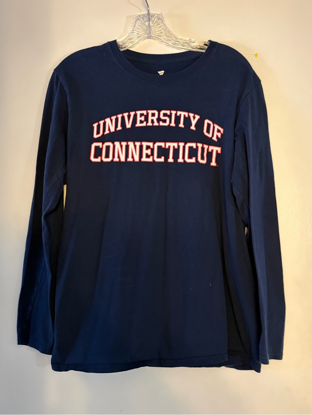 Fanatics University of Connecticut Long Sleeve Shirt Womens Sz Medium